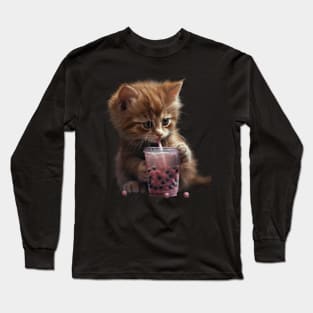 Kitty Tea Haven Long Sleeve T-Shirt